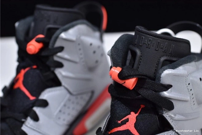 Boostmaster lin Air 3M Jordan 6 JSP Reflective CI4072-001 Infrared 0804